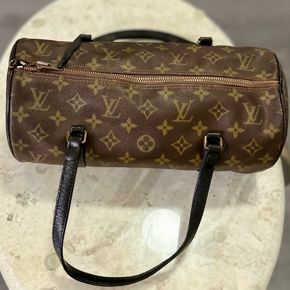 Authentic Louis Vuitton Satchel Bag Papillon 30 Monogram LV Handbag Vintage - Picture 5 of 13